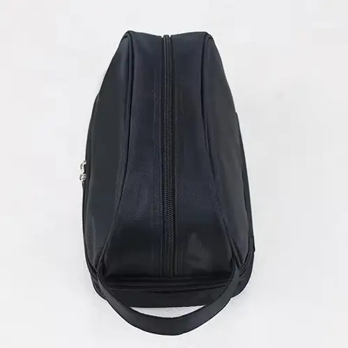 Bulk wholesale double zipper toiletry bags for travel brands and Amazon FBA sellers with low MOQ OEM service